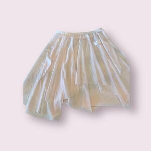 Maria Women high low ballet Skirt palest pink size M NWOT